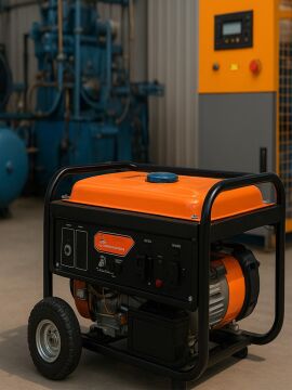 RAPCO WX-6500E BENZİNLİ MARŞLI 4 KW JENERATÖR BAKIR SARGILI