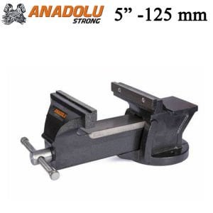 Anadolu Strong 125mm 5'' Dövme Çelik Sabit Tezgah Masa Mengenesi