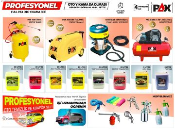 Pax Oto Yıkama Seti Deterjanlı Oto Yıkama Set 4