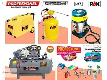 Pax 200 Bar Yıkama Gap 300 Litre Kompresörlü Yıkama Seti