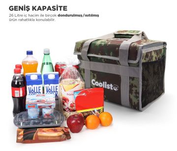 Coolist CL26C 26 Litre Katlanabilir Termos Bez Çanta / Buzluk