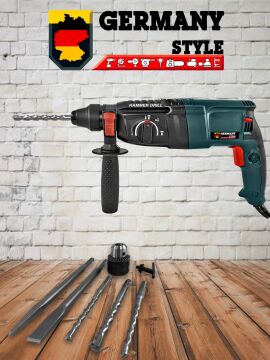 Germany Style GRM9004 1500 Watt Sds Plus Kırıcı Delici Hilti Matkap 26 mm 2.2 Juel 2 Yıl Garantili