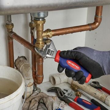 WORKPRO WP200555 1/4'’ 1/2’’ 38 Parça Cr-V Lokma ve Topaç Cırcır Araç Tamir Seti