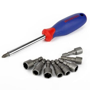 WORKPRO WP202566 1/4'’ 3/8’’ Metrik/İnç 63 Parça Cr-V Profesyonel Lokma Takımı