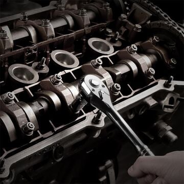 WORKPRO WP202524 1/4'’ 3/8’’ Metrik 75 Parça Cr-V Profesyonel Lokma Takımı