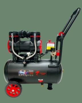 Catpower 24 Litre Sessiz Hava Kompresörü 1.5 Hp Bakır Sargı Motor 8 Bar