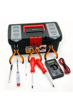 Meslek Lisesi Elektrik Elektronik 10 Parça Alet Çantası Seti