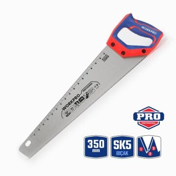 WORKPRO WP215035 350mm SK5 7 TPI Ağır Hizmet Tipi El Testeresi