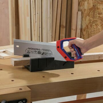 WORKPRO WP215029 300mm 45/90/135° Profesyonel Şevli/Gönye Kutusu (Testere Dahil Değildir)