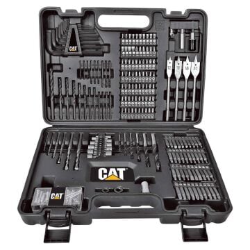 CAT DXK201 18Volt/2.0Ah Li-ion Çift Akülü Kömürsüz Profesyonel Şarjlı Darbeli Matkap + DX7030 + DA01903 Kombo Set
