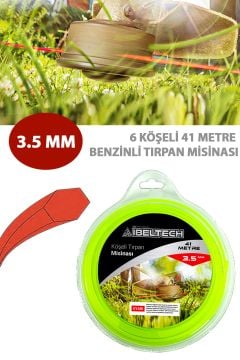 Germany Style Tırpan Örümcek Başlığı 1 Litre 2 T Yağ ve 6 Köşe 3.5 mm 41 Metre Tırpan Misinası