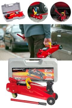 Germany Stlye 2 Ton Timsah Kriko ve 150 Psı Çift Piston Çakmaklı Kompresör Lastik Tamir Kiti