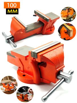 Germany Style AlmanPro Kalite Yüksek Hassasiyetli 100 Mm Ağır Hizmet Yüksek Hassasiyet Masa Tezgah Mengenesi