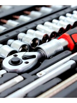 Rowermax 59 Parça 46 Mini Lokma Otomatik Cırcırlı 1/4'' 12 Parça Kombine Anahtar Lokma Takımı