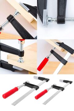GermanyStyle  Çok Tercih Edilen Ölçüler Premium Kalite 350,200mm F Tipi Ahşap Çelik Mobilyacı