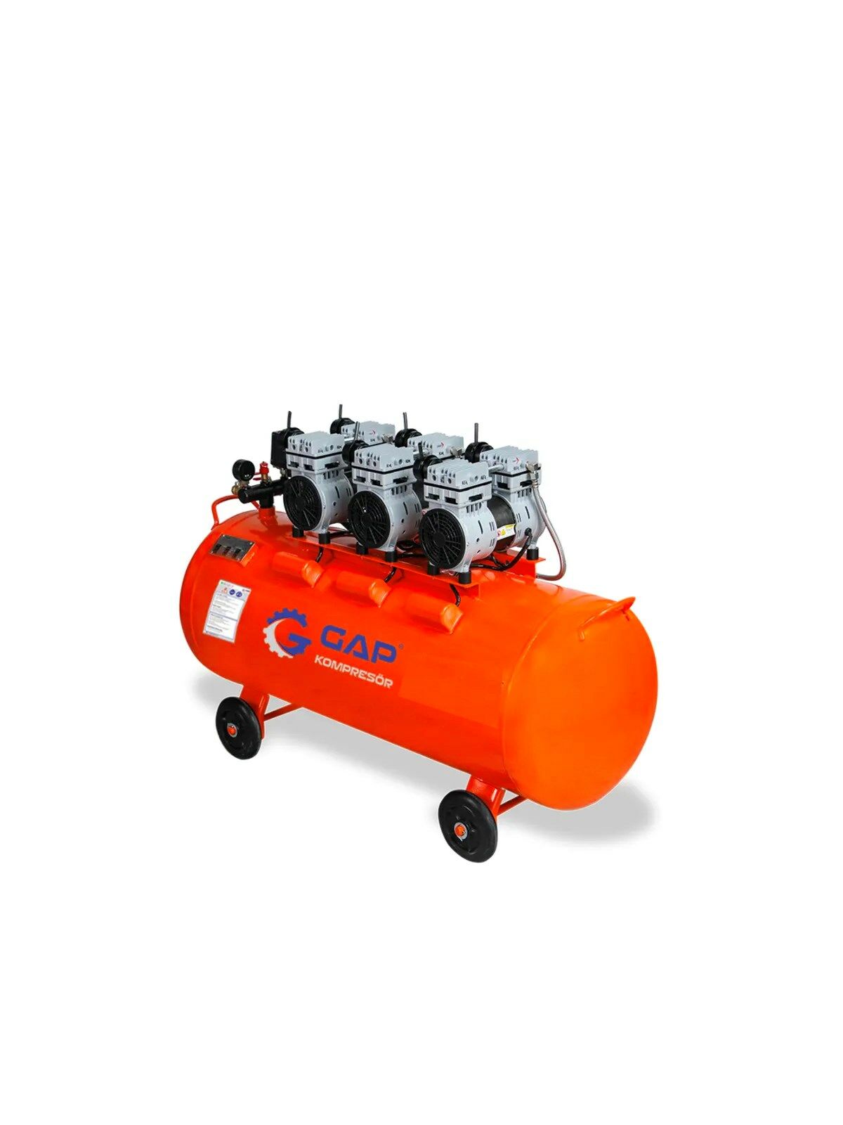 ROWERMAX Gap | 100 Lt Sessiz Ve Yağsız Hava Kompresörü 3 HP