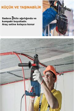 Alman 3500 Watt Kırıcı Delici Metal Dişli Şanzuman Hilti Darbeli Matkap 2 yıl Garantili