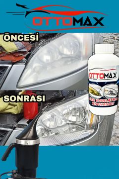 OTTOMAX Far Temizleme Seti Buharlı Oto Far Parlatma Buhar Makinesi Araç Far Temizleme
