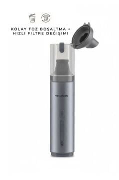 Venandin Portava Kablosuz 19000PA Vakumlu Araç Süpürgesi