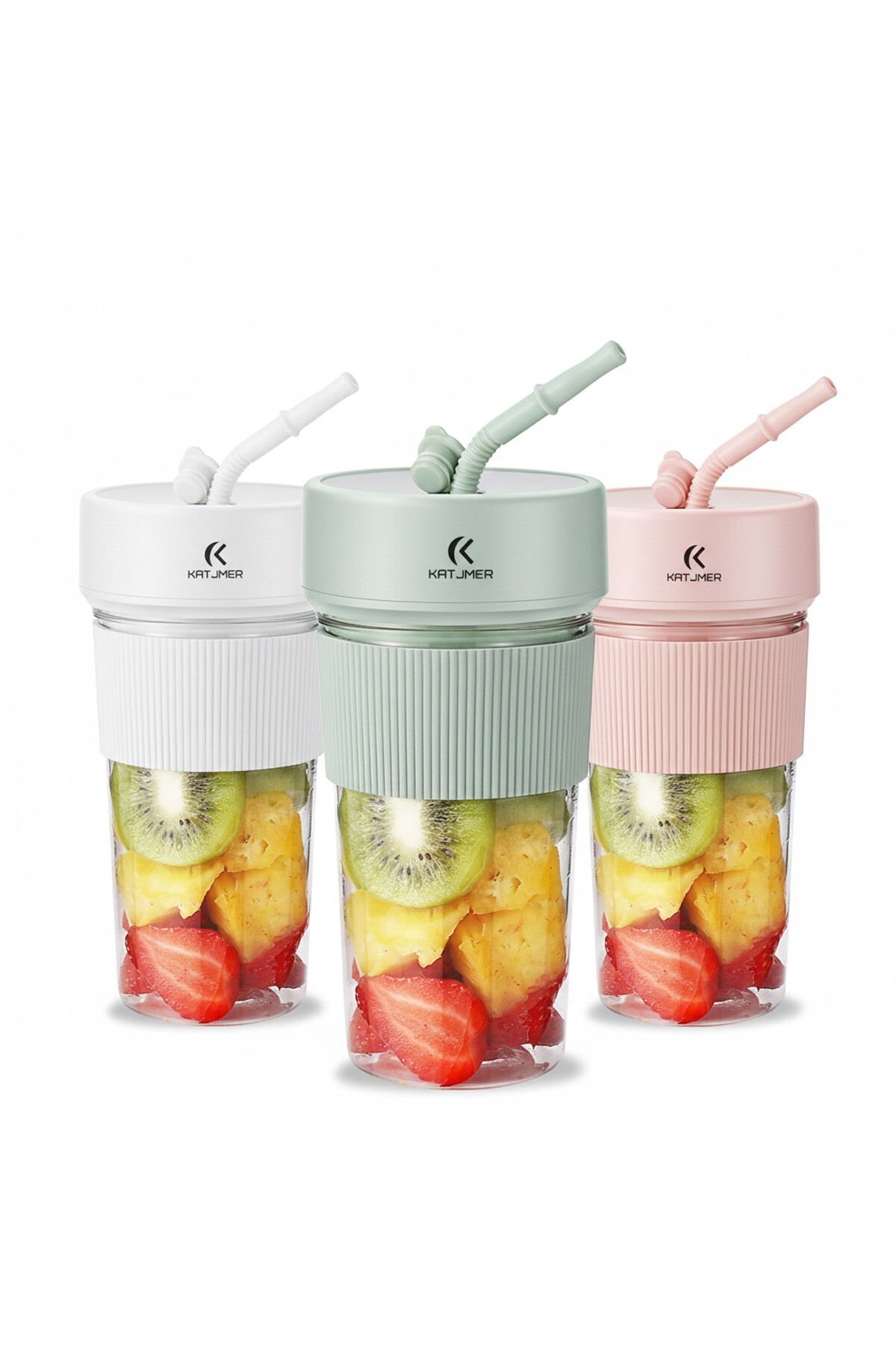 Fruvia Şarjlı Taşınabilir Mini Blender 350 ml – USB Kablosuz Smoothie Blender