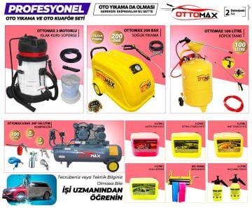Ottomax Profesyonel Oto Yıkama Seti Deterjanlı Set-2