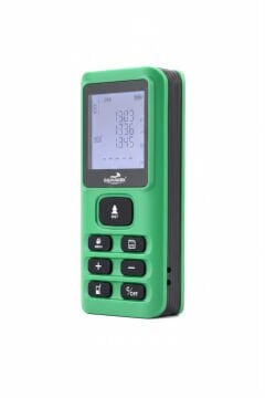 DAWREEK TECH MESAFE ÖLÇER E40 GREEN 80 Metre Dijital El Tipi Mesafe Ölçüm Cihazı Yeşil