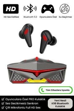 Torima K98 Rgb Led'li Gamer Bluetooth 5.0 Kablosuz Kulaklık