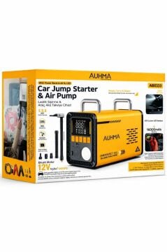 Auhma A8833 16.000 mAh Akü Takviye ve Lastik Şişirme Cihazı