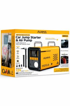Auhma A8833 16.000 mAh Akü Takviye ve Lastik Şişirme Cihazı