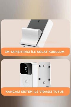 Torima X9 Su Geçirmez Akıllı Kablosuz Kapı Zili