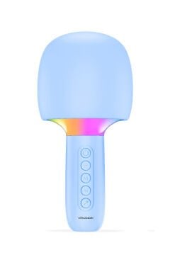 Venandin Glowmic Karaoke Mikrofonu Mavi