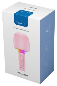 Venandin Glowmic Karaoke Mikrofonu Mavi