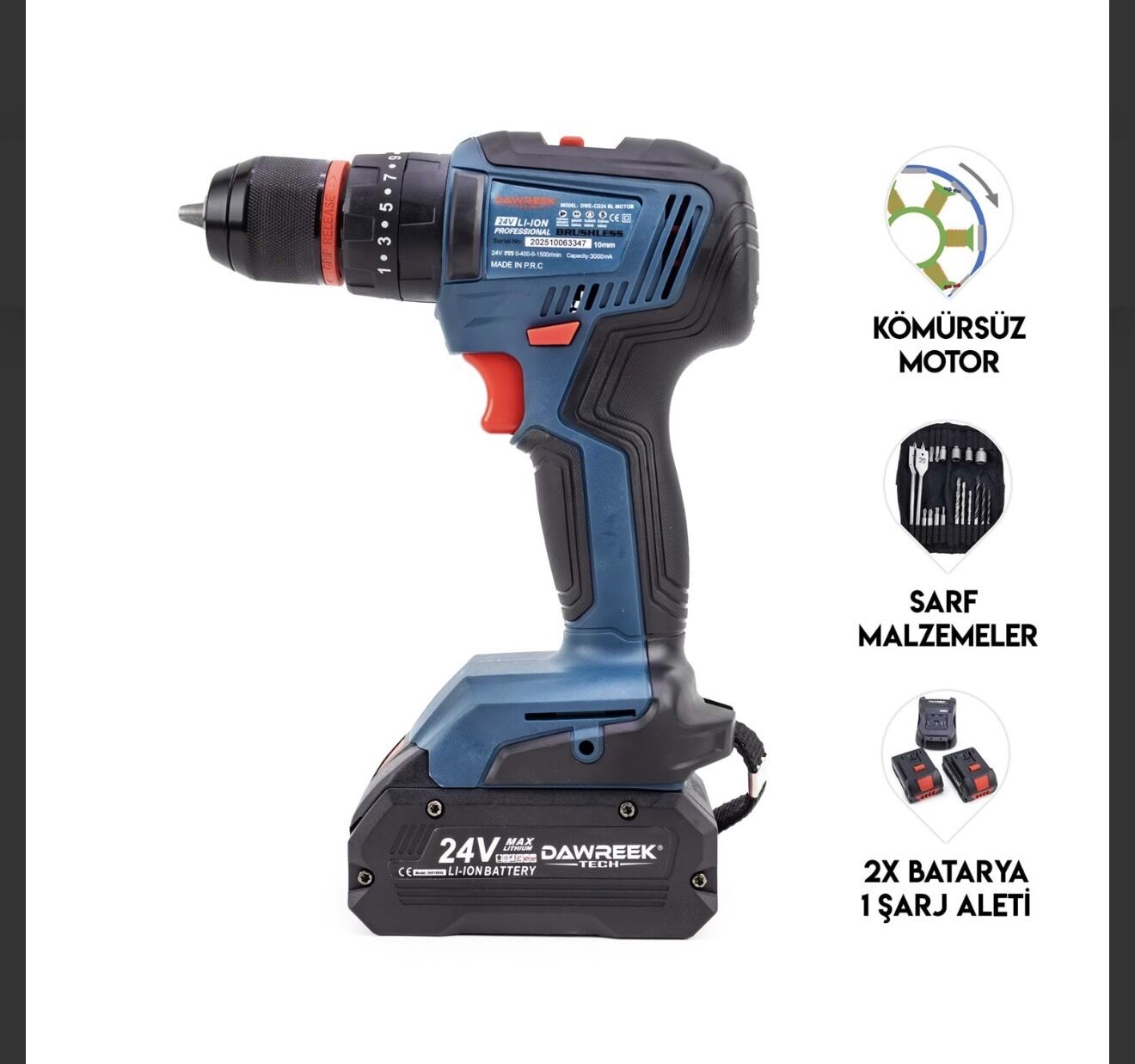 Dawreek Akülü Vidalama