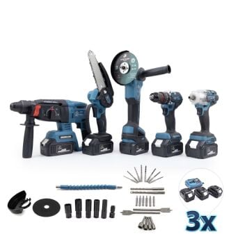 CHELİKBEİ Beşli Set MK350 (Budama testeresi 10mm Ç.MANDREN+S.SIKMA+Ş.SPRAL+Ş.HİLTİ)