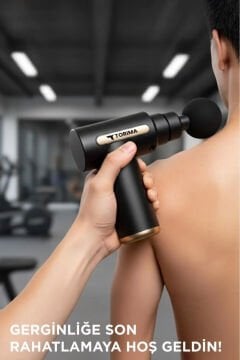 Torima MSG-001 Profesyonel Şarjlı Titreşimli Masaj Cihazı – Siyah