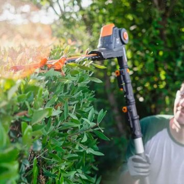WORX WA0308 WG349E ile Uyumlu 45CM Profesyonel Açı Ayarlı Çit Budama Aparatı, Başlığı