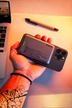 Dudao TGK1 Power Bank 10000 mAh Kablosuz & 20 W Hızlı Şarj – Siyah