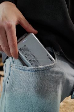 Dudao TGK1 Power Bank 10000 mAh Kablosuz & 20 W Hızlı Şarj – Siyah