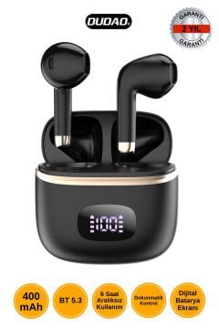 Dudao U15 Pro TWS Bluetooth 5.3 Kablosuz Kulaklık – Siyah
