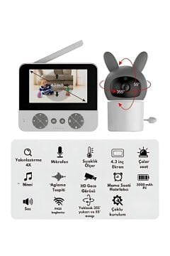 Blic Kablosuz IP Bebek Kamerası – Sesli Konuşma & İzleme Özellikli BLM-66
