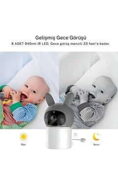 Blic Kablosuz IP Bebek Kamerası – Sesli Konuşma & İzleme Özellikli BLM-66