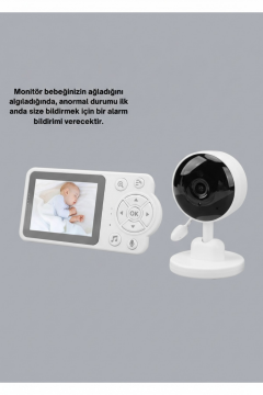 Leerfei Kablosuz Monitorlu Bebek Kamerası LF-C3B – Sesli Görüntü & Canlı İzleme