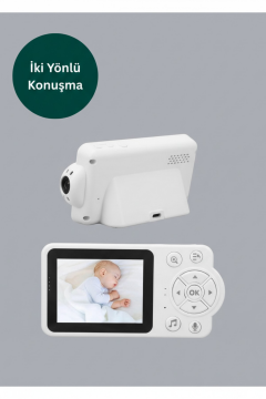 Leerfei Kablosuz Monitorlu Bebek Kamerası LF-C3B – Sesli Görüntü & Canlı İzleme
