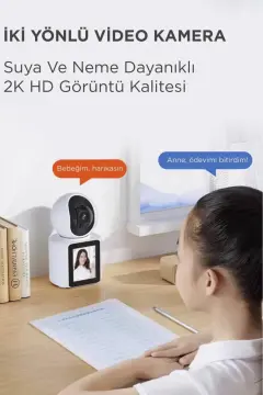 Torima 360° Smart IP Full HD Akıllı Güvenlik & Bebek Kamerası CMR-11