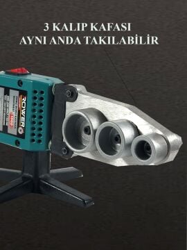 Profesyonel Kullanışlı  1300 Watt PPRC Büyük Boru Kaynak Makinası Seti