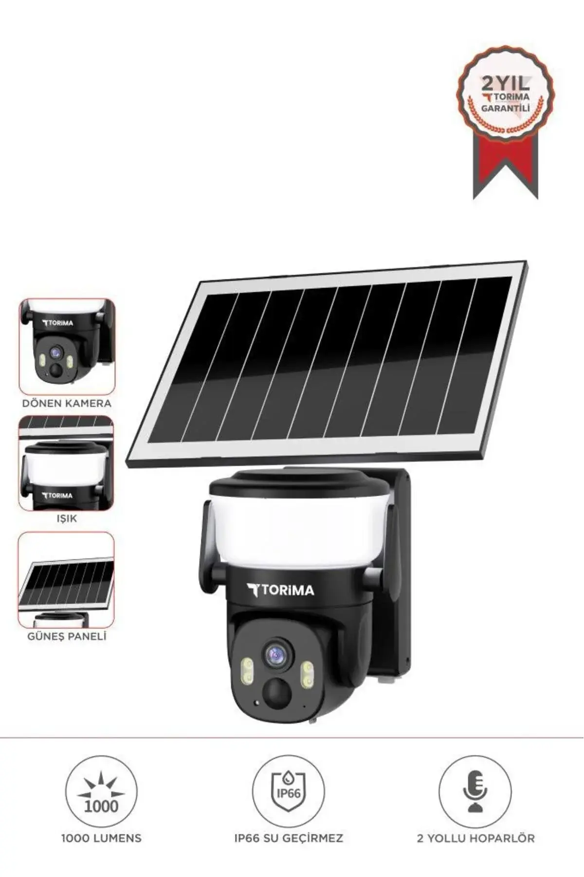 Torima CMR30 Güneş Enerjili Akıllı IP Dış Mekan Kamerası