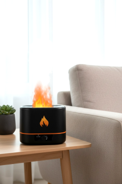 Venandin Alev Desenli 2 L Ultrasonik Hava Nemlendirici – Sessiz & Su Hazneli