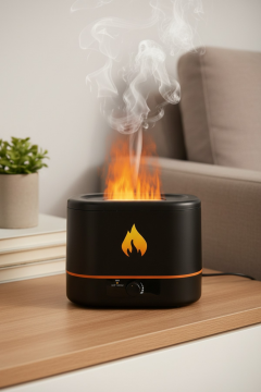 Venandin Alev Desenli 2 L Ultrasonik Hava Nemlendirici – Sessiz & Su Hazneli