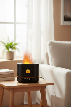 Venandin Alev Desenli 2 L Ultrasonik Hava Nemlendirici – Sessiz & Su Hazneli