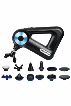 Auhma Amg8 12 Başlıklı Çok Fonksiyonlu Masaj Tabancası